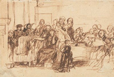 Luonnos "Tahdon lukemiseen" tekijältä Sir David Wilkie