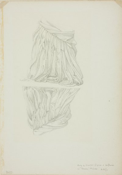 Draped Figure and Reflection, tutkimus Venuksen peilistä tekijältä Sir Edward Burne Jones