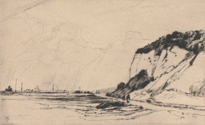The Coast Road, Kingsdown, nro 2, 1922 tekijältä Sir Frank Short
