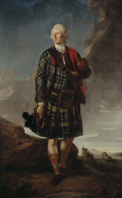 Sir Alexander Macdonald (Sir Alasdair MacDhòmhnaill Shlèite), 1744 tekijältä Sir George Chalmers