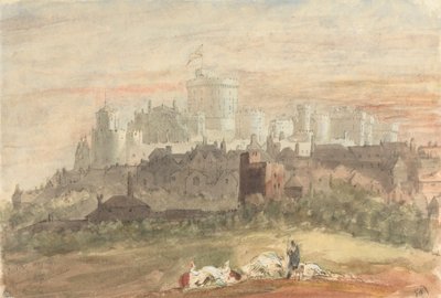 Capriccio Windsorin linnasta tekijältä Sir George Hayter