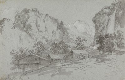 Lauterbraunin majatalon ikkunasta tekijältä Sir George Howland Beaumont seventh Baronet