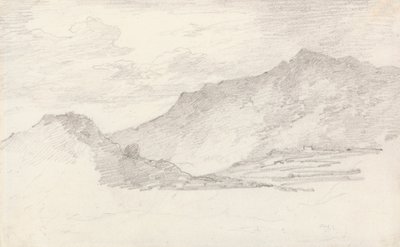 Hill Sketch tekijältä Sir George Howland Beaumont seventh Baronet
