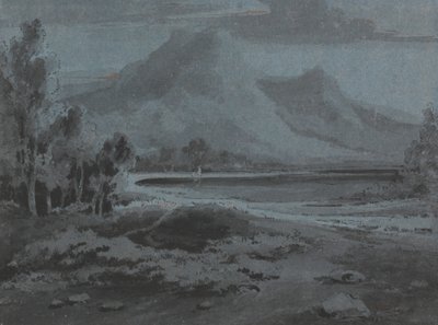Walesin maisema tekijältä Sir George Howland Beaumont seventh Baronet
