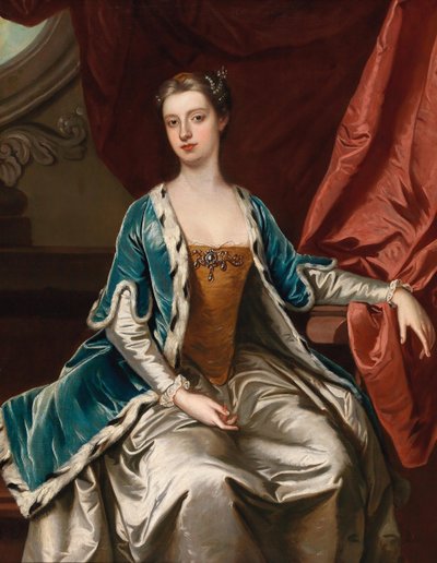 Lady Mary Wortley Montagun muotokuva 1689-1762. tekijältä Sir Gotfrey Kneller