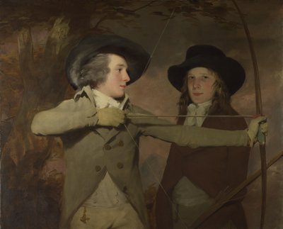 Robert Ferguson of Raith ja kenraaliluutnantti Sir Ronald Ferguson Jousimiehet, c. 1789 tekijältä Sir Henry Raeburn