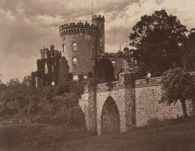 Tullichewanin linna, Vale of Leven, Skotlanti,n. 1855 (kuva) tekijältä Sir James Campbell of Stracathro