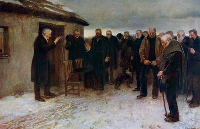 Ylämaan hautajaiset, 1882, 1912. tekijältä James Guthrie