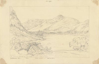 Fassan laakso Griesin vastakkaiselta puolelta tekijältä Sir John Frederick William Herschel