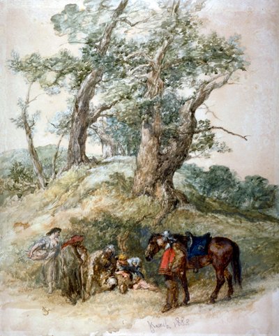 "Pysäys", 1888. tekijältä Sir John Gilbert