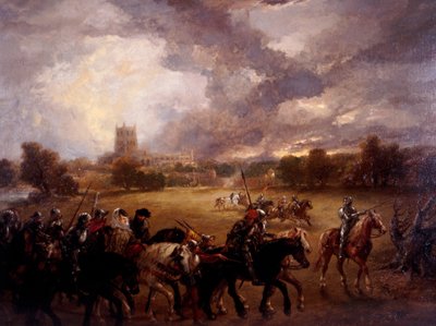 "Margaret of Anjou vangittiin Tewkesburyn taistelun jälkeen", 1875. tekijältä Sir John Gilbert
