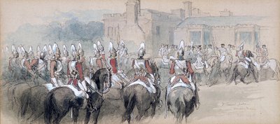"Mounted Escort at St James