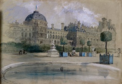 Tuileries, Pariisi, Ranska, 1846 tekijältä Sir John Gilbert