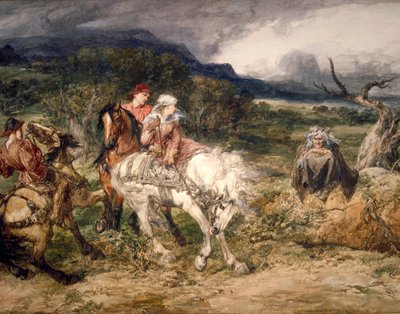 "The Witch", 1889 tekijältä Sir John Gilbert