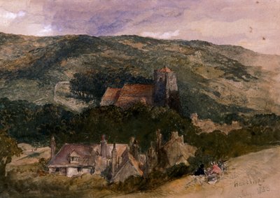 "View at Hastings", 1853 tekijältä Sir John Gilbert