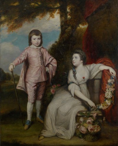George Capel, varakreivi Malden 1757-1839 ja lady Elizabeth Capel 1755-1834, 1768. tekijältä Sir Joshua Reynolds
