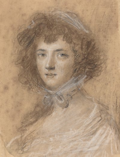 Naisen pää ja rintakuva tekijältä Sir Joshua Reynolds