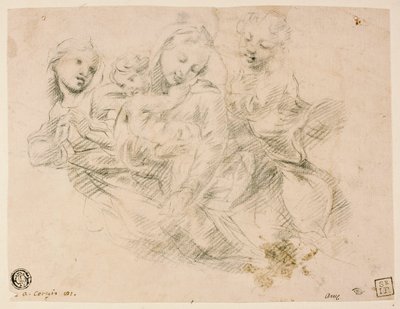 Madonna ja lapsi kahden enkelin kanssa tekijältä Sir Joshua Reynolds