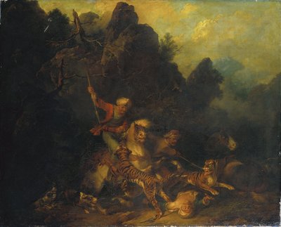 Tiger Hunt tekijältä Sir Peter Francis Bourgeois