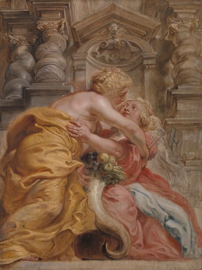 Rauhaa syleilevä paljon tekijältä Sir Peter Paul Rubens