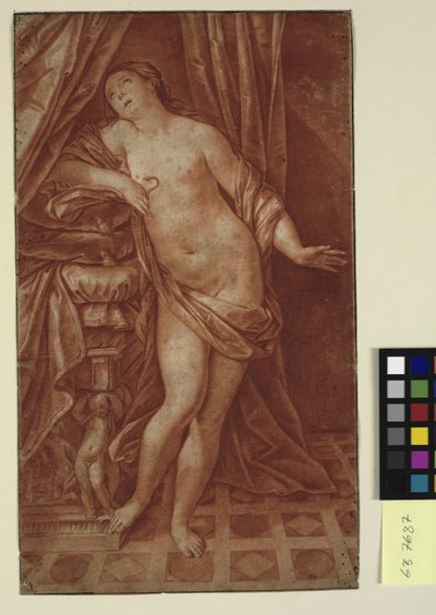Kleopatran kuolema Guido Renin maalauksen jälkeen tekijältä Sir Robert Strange