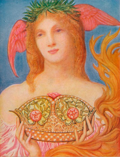 "Rauhan kruunu", c1882, 1914 tekijältä Sir William Blake Richmond