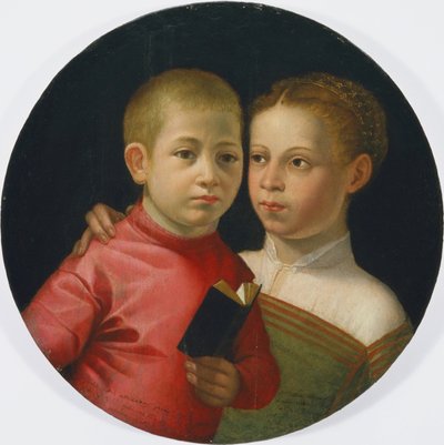 Attavanti-perheen pojan ja tytön kaksoismuotokuva tekijältä Sofonisba Anguissola