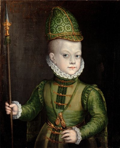 Pojan muotokuva Espanjan hovissa tekijältä Sofonisba Anguissola