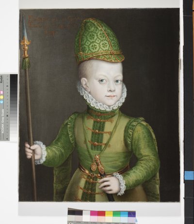 Pojan muotokuva espanjalaisessa hovissa, n. 1565-1570 tekijältä Sofonisba Anguissola