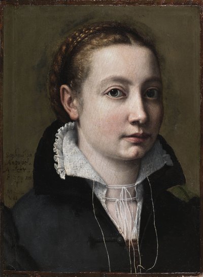Omakuva, 1558. tekijältä Sofonisba Anguissola