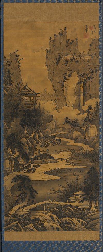 Orkideapaviljonki kokoontuminen, 1777. tekijältä Soga Shohaku