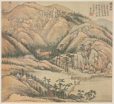 Mt. Fenghuang Mt. Phoenix, 1500s. tekijältä Song Xu