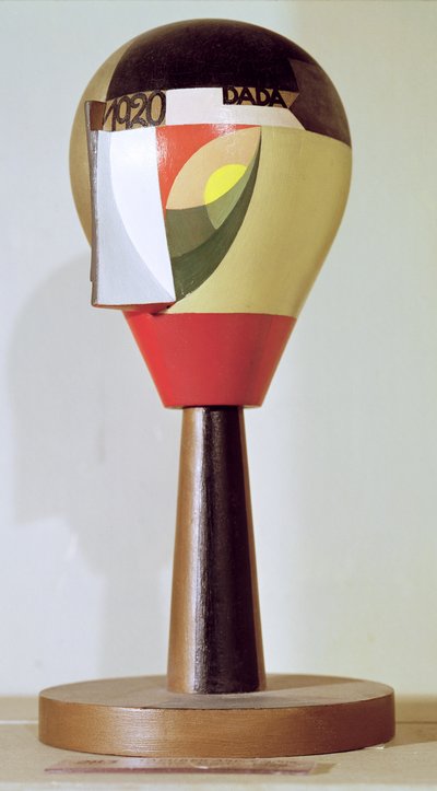 Dada Head, 1920 (maalattu puu) tekijältä Sophie Taeuber Arp