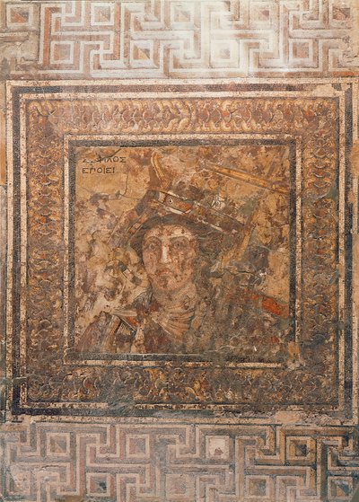 Aleksandrian kaupungin personifikaatio (mosaiikki) tekijältä Sophilos