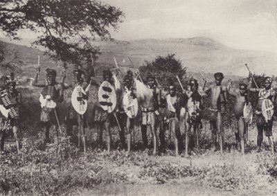 Kafir Warriors (m/w kuva) tekijältä South African Photographer