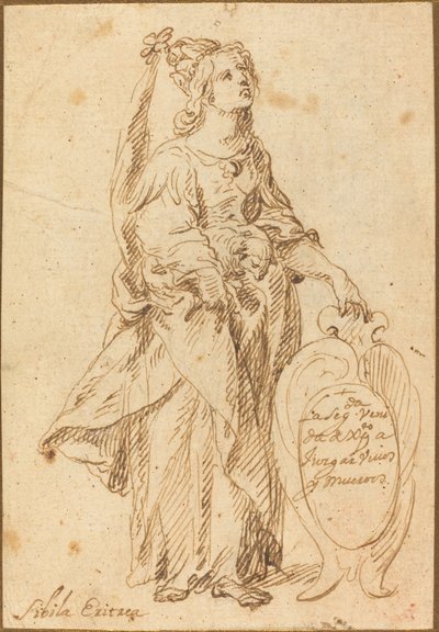 Eritrealainen Sibyl tekijältä Spanish 17th Century