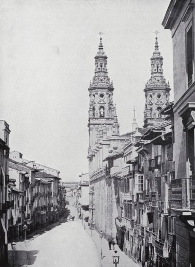 Calle Del Mercado, Logrono (s/w-kuva) tekijältä Spanish Photographer