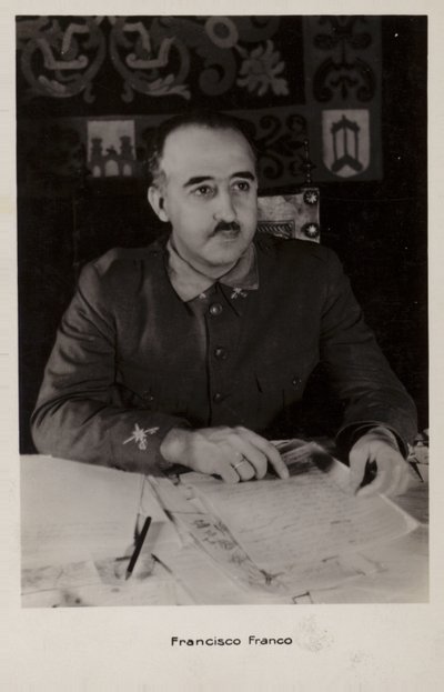 Francisco Franco (s/w-kuva) tekijältä Spanish Photographer