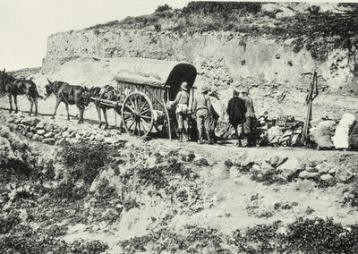Tuliaseiden kärryn purkaminen Dersa Hillsille, Tetouan, Marokko tekijältä Spanish Photographer