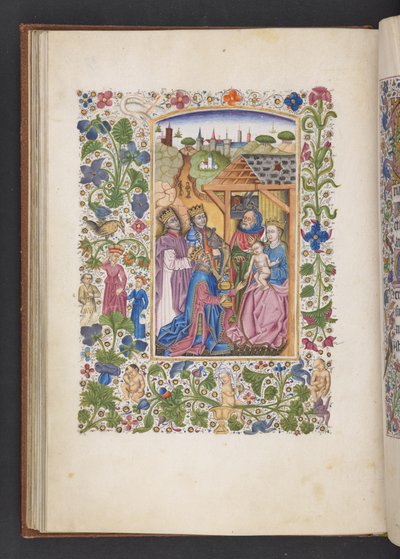 Lisää MS 50004 f.37v Adoration of the Magi 