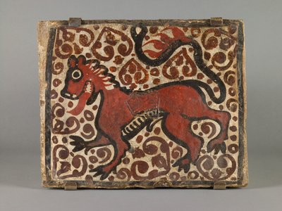 Kattolaatta, 1400-luvun jälkipuolisko (liukuvärjätty savi). tekijältä Spanish School