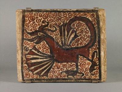 Kattolaatta, 1400-luvun jälkipuolisko (liukuvärjätty savi). tekijältä Spanish School
