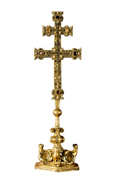 "Signum crucis" Ponferradan temppeliritarikunnan risti (Espanja) tekijältä Spanish School