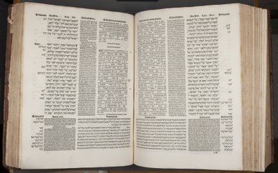 Complutensian Polyglot Bible, painanut Arnao Guillen de Brocar (kaiverrus) tekijältä Spanish School