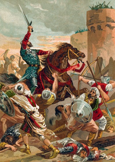 El Cid uhkaa Valencian kaupunkia tekijältä Spanish School