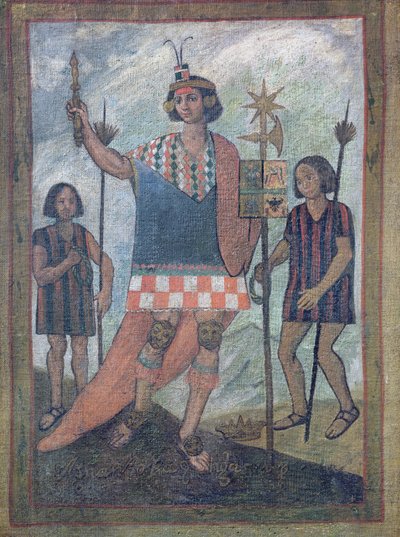 Kristoffer Kolumbuksen ensimmäisellä matkallaan vuonna 1492 kohtaamat uuden maailman asukkaat tekijältä Spanish School