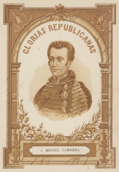 Jose Miguel Carrera, chilen kenraali ja poliitikko tekijältä Spanish School