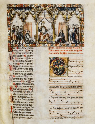 Kuningas Alfonso X tekijältä Spanish School
