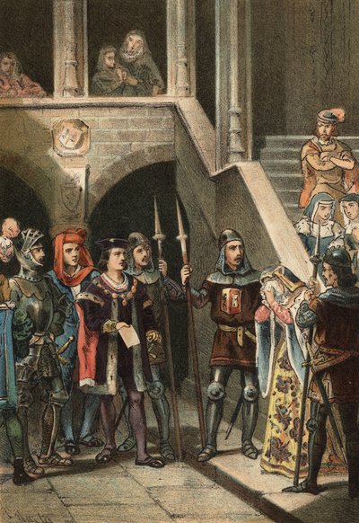 Kuningas Alfonso XI:n Leonor de Guzmanin suosikki pysäytti ja teloitti Don Alfonso Fernandez de Olmedo Portugalin kuningatar Marian käskystä 1300-luvulla. Juan Justo Huguetin teoksessa "The Cult of Beauty", Molinas Hermanosin toimittajat tekijältä Spanish School