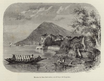 Monte San Salvatore Luganojärvellä tekijältä Spanish School